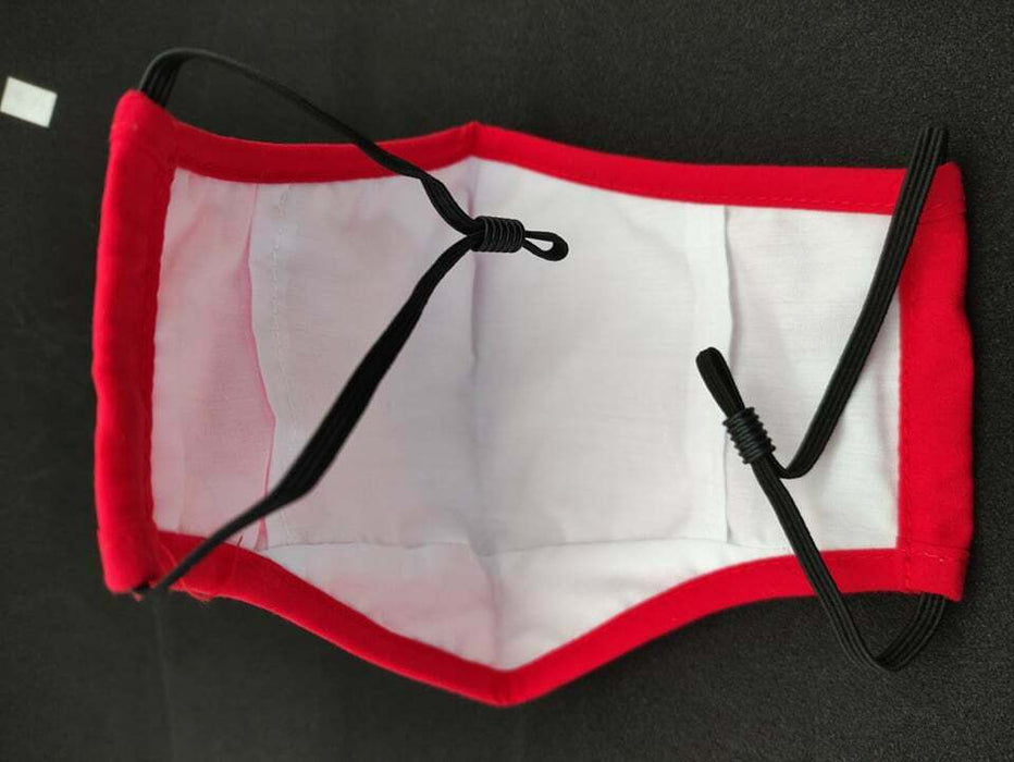 REUSABLE WASHABLE FACE MASK WITH FILTER ADJUSTABLE NOSE CLIP Black colour