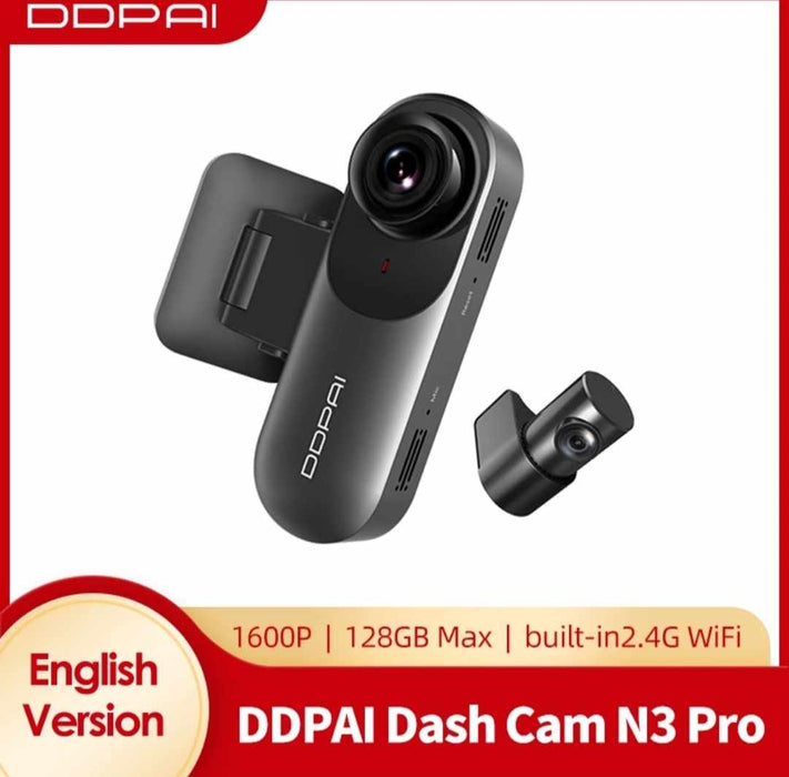 DDPAI Mola N3 Pro Dash Camera D 1600P HD 128 Gb memory