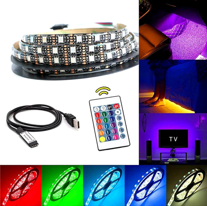 USB LED Tv Lights Strip 5m Backlights with Bluetooth