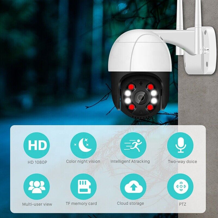 2 MP WIFI Camera Outdoor IP Camera 1080p Speed Dome CCTV Security Camera/32 gb