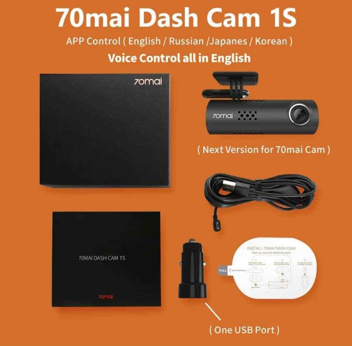 New Genuine XIAOMI 70MAI 1S Midrive D06 DashCam 1080P Night Vision WiFi Car DVR