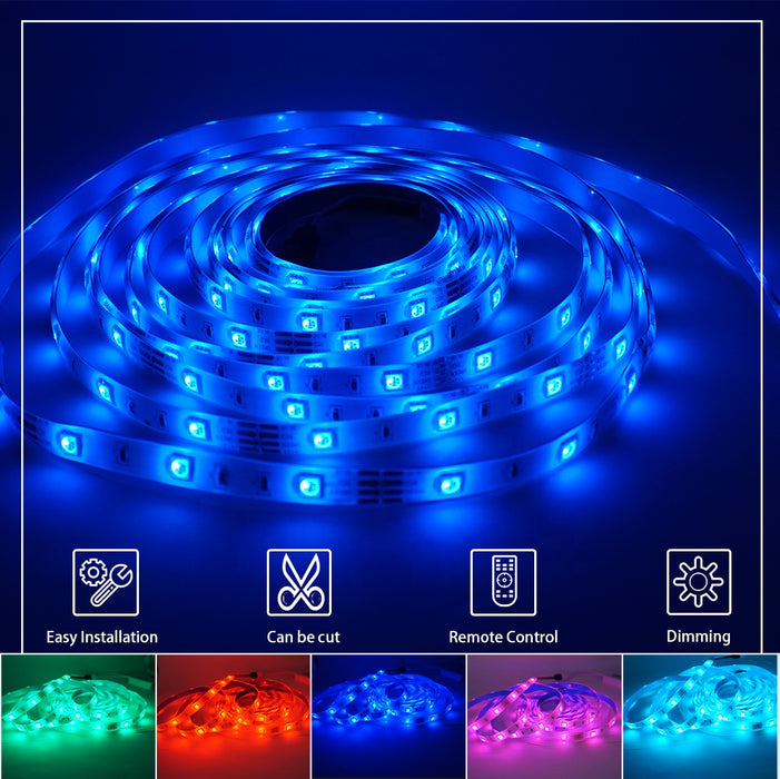 LED Strip Lights 15m with remote control 5050